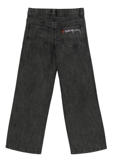 Jeans bambina grigio in cotone STELLA MC CARTNEY | TX6D40/DEBGRIGIO